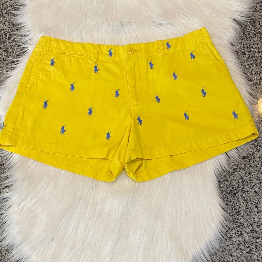 4/$20 yellow Ralph Lauren sport shorts